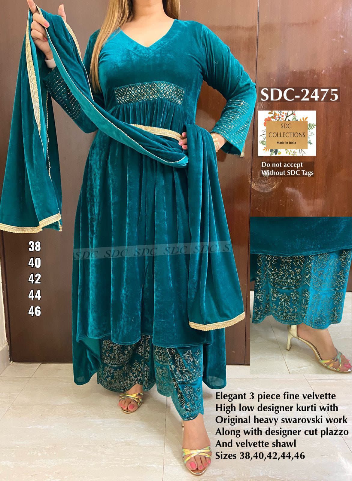 Size 38-54 Ladies Designer Georgette Kurti at Rs 795/piece in New Delhi |  ID: 7602256091